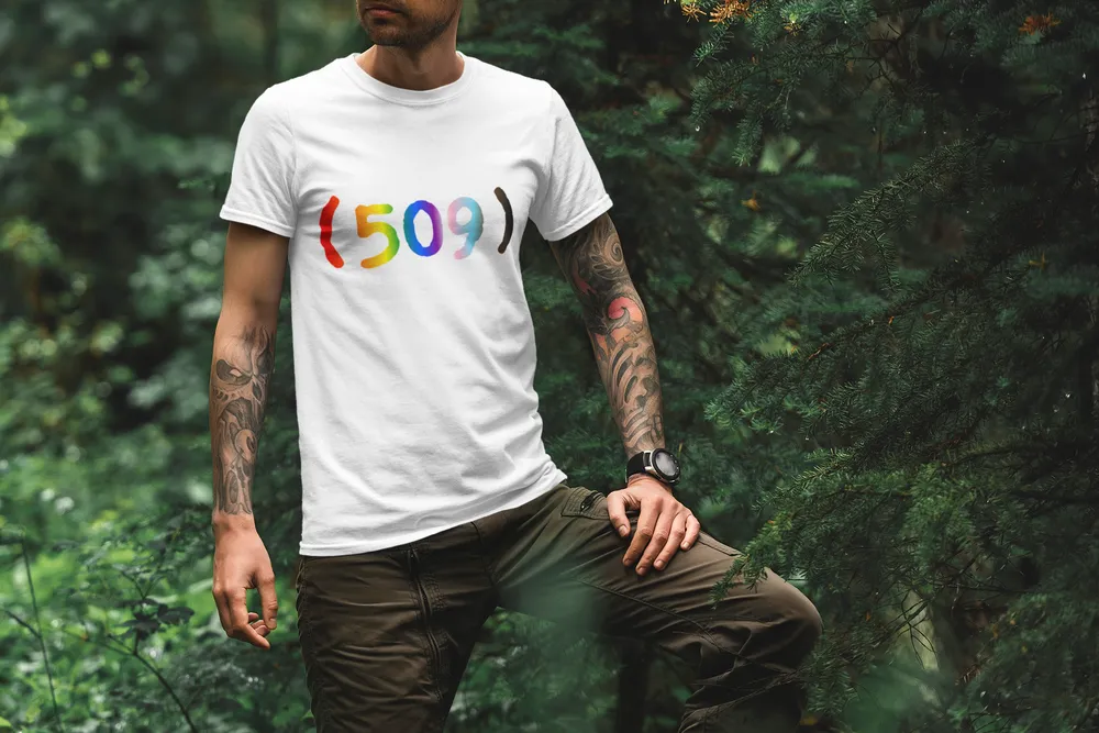 509 Pride - t-shirt-mockup-of-an-adventurous-tattooed-man-in-nature-1850-el1