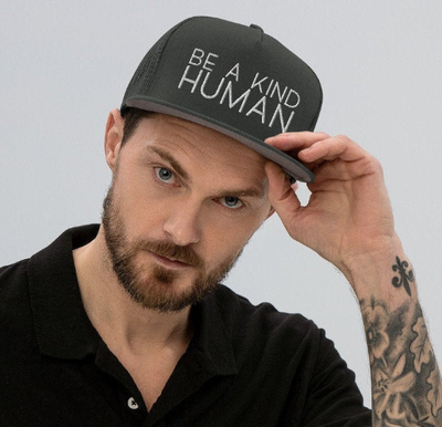 be-a-kind-human-dark-grey-hat