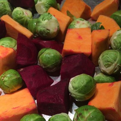 Brussels-sprouts-beets-and-carrots