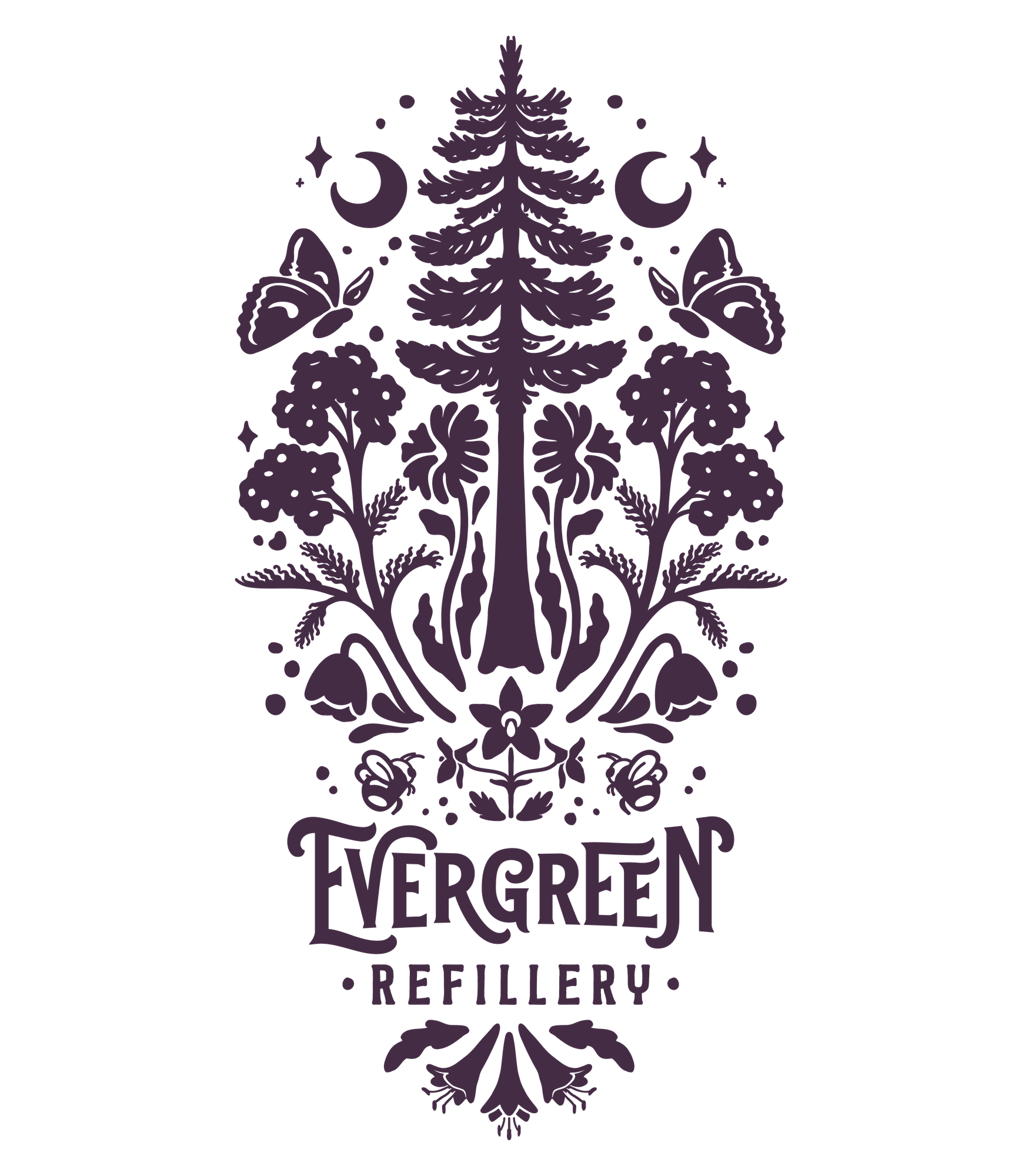 Evergreen-Refillery_Logo_FINAL_EvergreenRefillery-logo_special_vertical_darkpurple