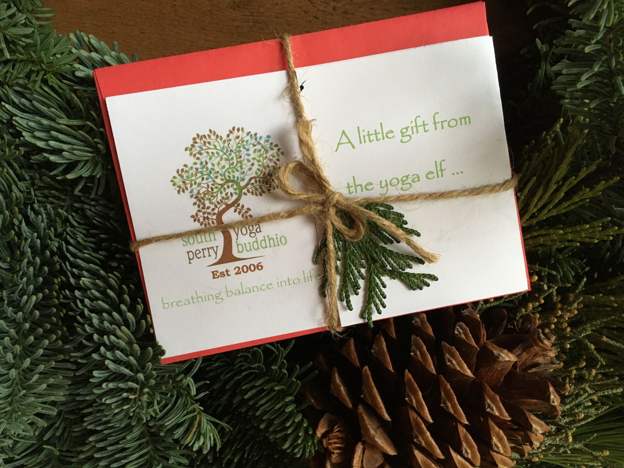 Gift Cert Yoga Elf
