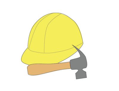 Hammer and Hard Hat