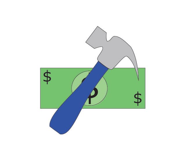 HELOC Hammer and Dollar